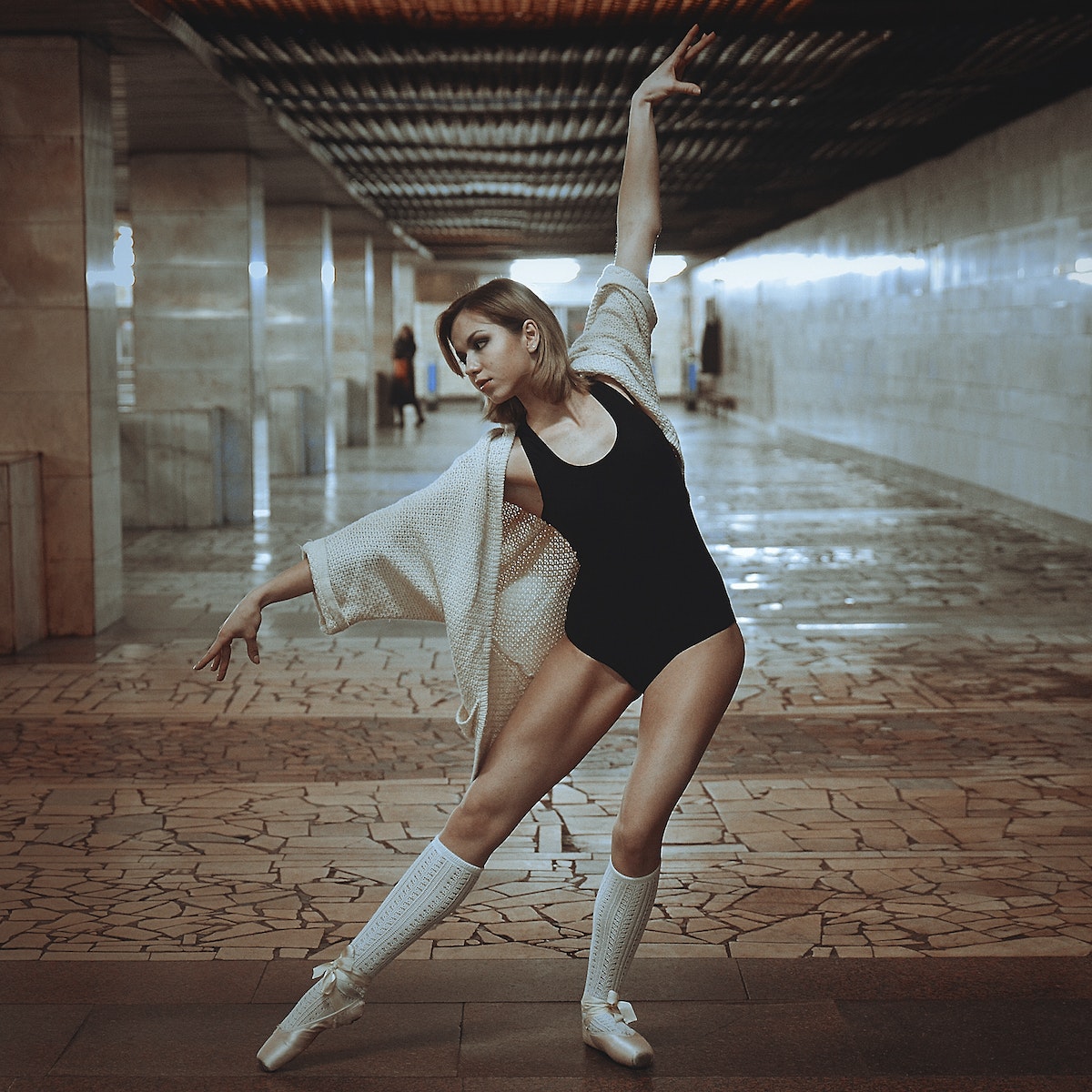 Woman Doing Ballet Pose